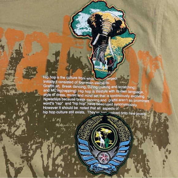 VTG Y2K Ak:cess Elevation Hip Hop Culture Nature Graphic T Shirt Size 2XL Used - Picture 3 of 6